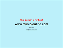 Tablet Screenshot of music-online.com